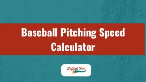 Baseball Pitching Speed Calculator