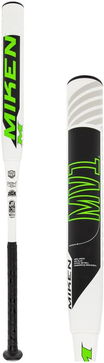Miken MV-1 240 dual stamp slowpitch softball bat